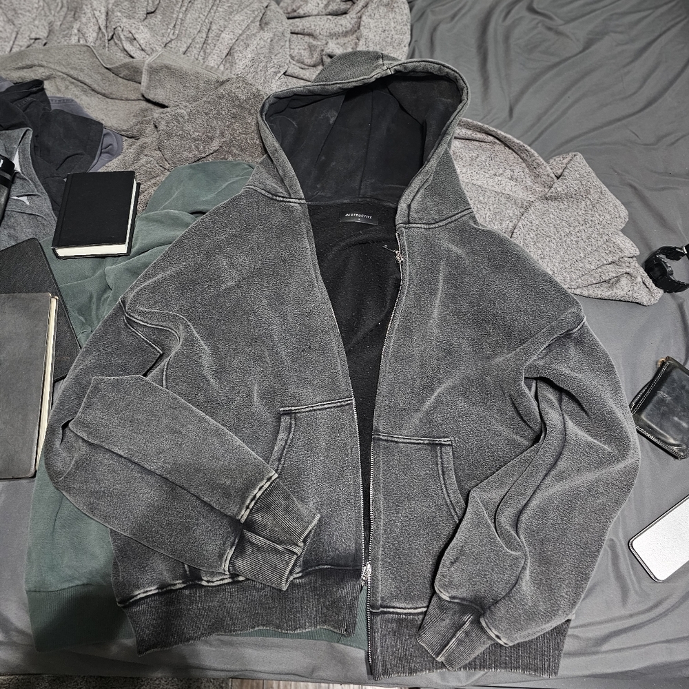 DSRCV 2 Zipper Hoodie L Vintage Grey